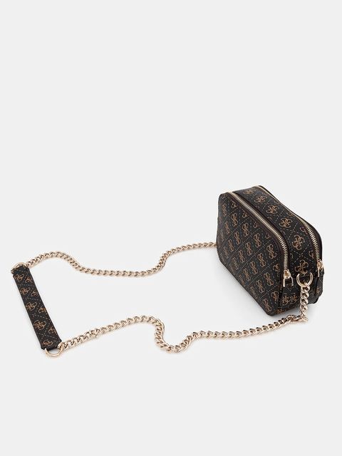 Guess torebka NOELLE kolor brązowy HWQG96 72140