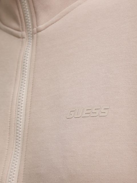 Guess bluza BRITNEY damska kolor beżowy z aplikacją V2YQ16 KB3P2