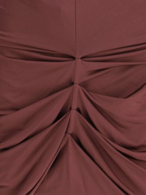 Magda Butrym draped mini dress - Red