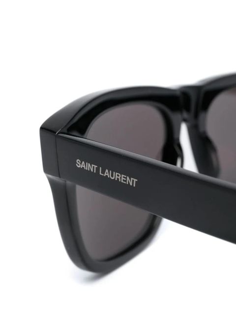 Saint Laurent Eyewear square-frame tinted sunglasses - Black