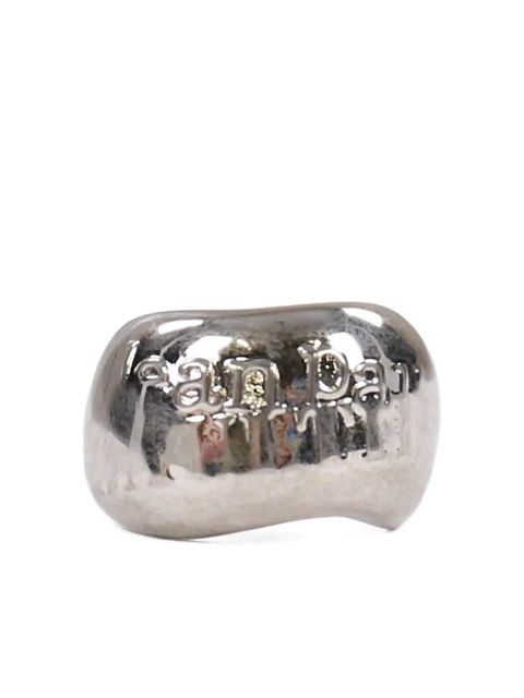 Jean Paul Gaultier curved logo ring - Silver - zdjęcie produktu nr 2