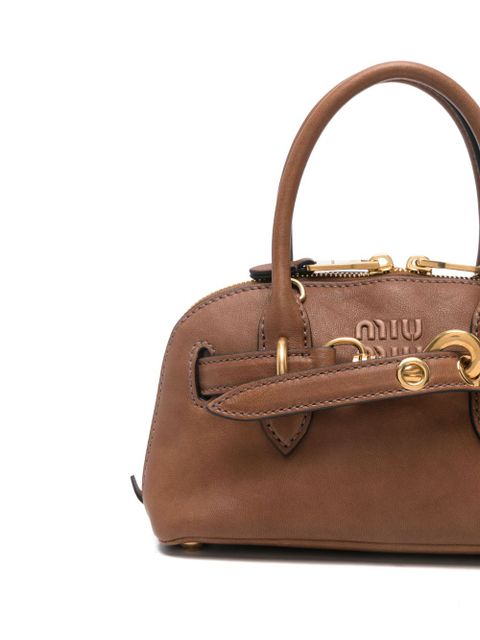 Miu Miu mini Adventure tote bag - Brown