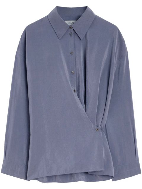LEMAIRE twisted effect shirt - Grey