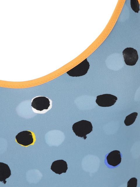 FENDI polka-dot swimsuit - Blue