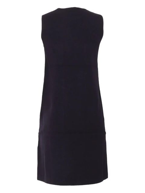 Max Mara slit-detail mini dress - Blue - zdjęcie produktu nr 2