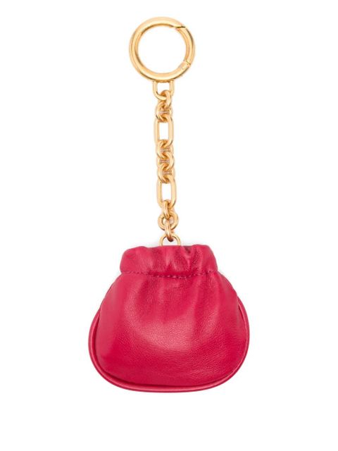 Balmain pouch chain keyring - Red