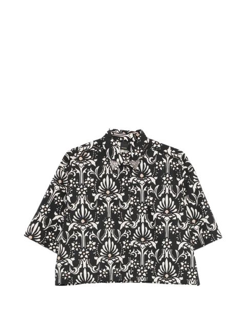 PINKO embellished floral shirt - Black - zdjęcie produktu nr 1