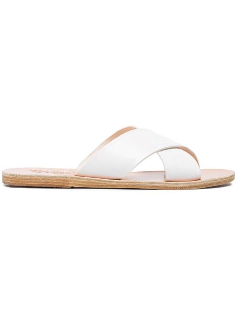 Ancient Greek Sandals White Thais Leather Sandals - zdjęcie produktu nr 1