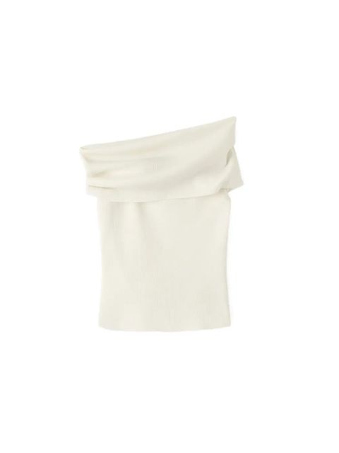 Almada Label Poppy draped top - White - zdjęcie produktu nr 2