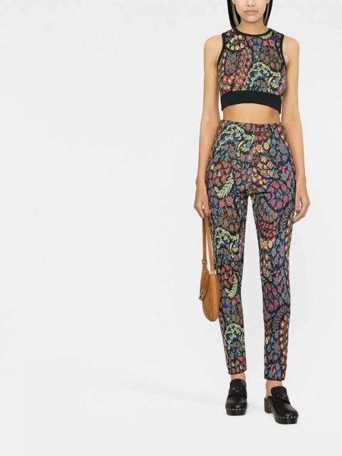 ETRO knitted floral two-piece set - Black - zdjęcie produktu nr 2