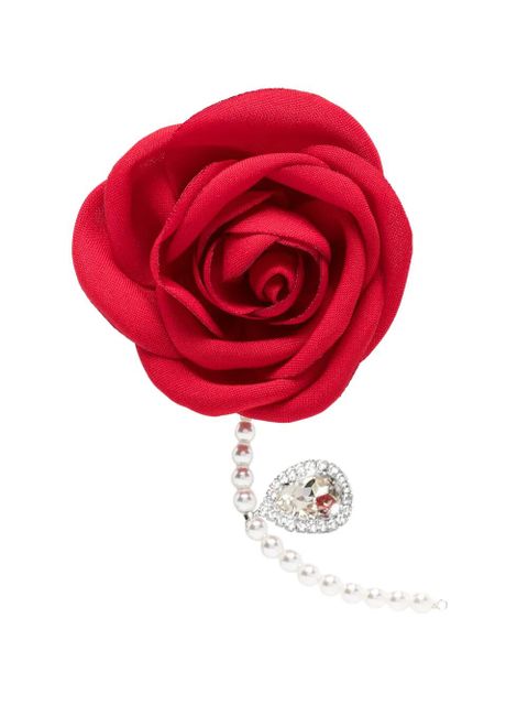 Magda Butrym flower-embellishment earrings - Silver - zdjęcie produktu nr 1