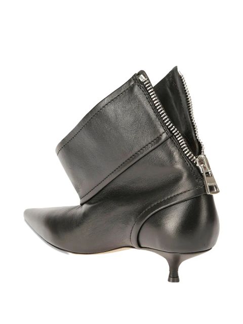 JW Anderson 40mm Stivaletto Biker kitten-heel boots - Grey