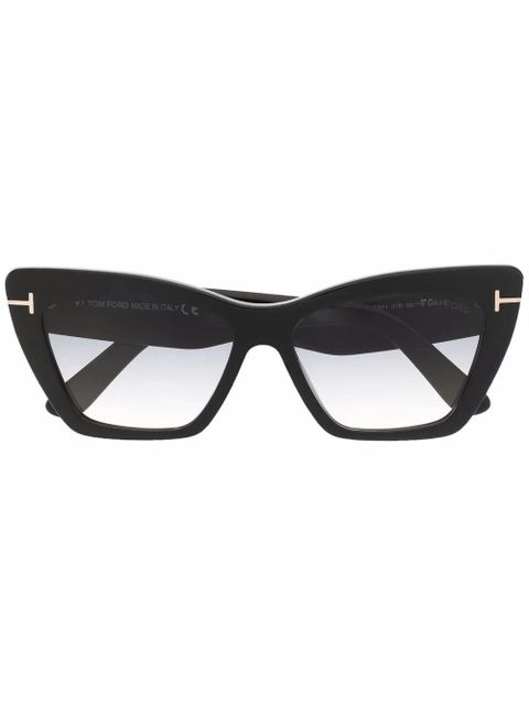 TOM FORD Eyewear Whyatt butterfly-frame sunglasses - Black - zdjęcie produktu nr 1