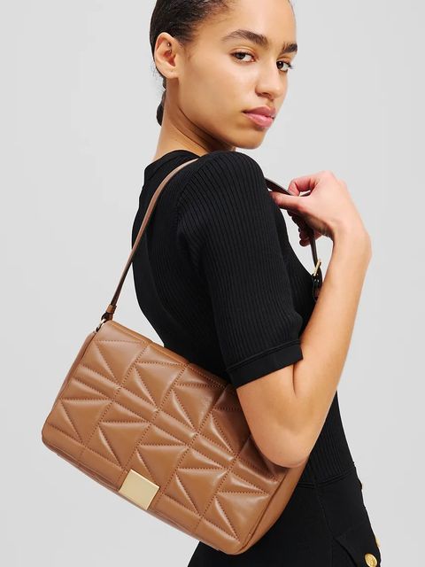 Karl Lagerfeld torebka kolor brązowy A1W30437