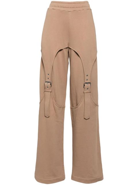 Blumarine guêpière cotton track pants - Brown - zdjęcie produktu nr 1