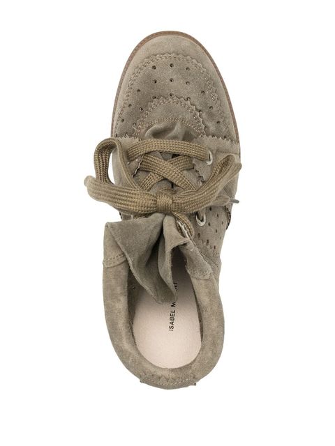 ISABEL MARANT Bobby wedge sneakers - Green - zdjęcie produktu nr 2