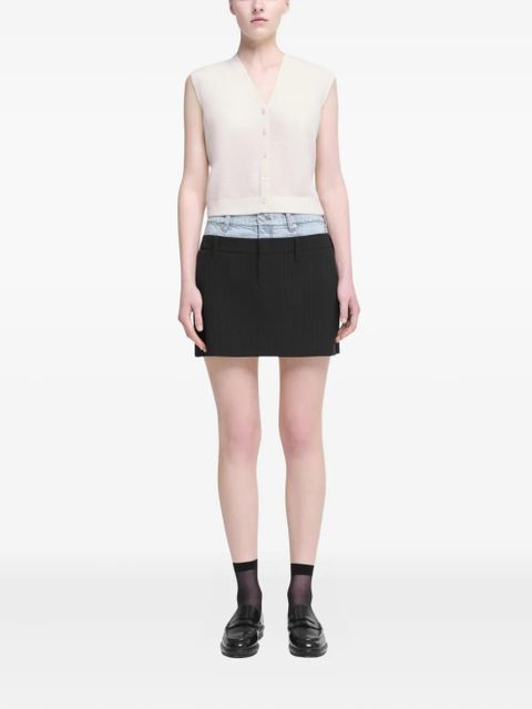 Simkhai button-front cashmere vest - White - zdjęcie produktu nr 2