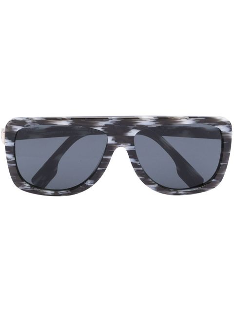 Burberry Eyewear abstract-patterned sunglasses - Black - zdjęcie produktu nr 1