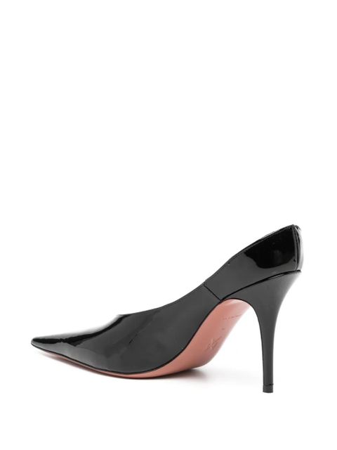 Amina Muaddi 105mm Anok mules - Black