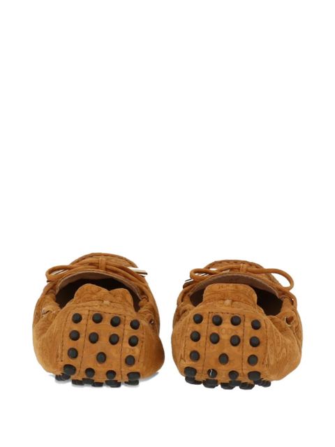 Tod's suede boat shoes - Brown - zdjęcie produktu nr 2