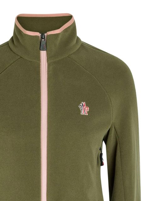 Moncler fleece zip-up sweatshirt - Green - zdjęcie produktu nr 2