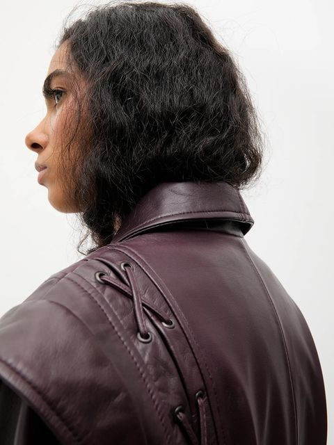 Answear.LAB płaszcz skórzany