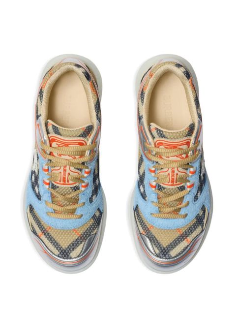 Burberry Check Matrix sneakers - Blue