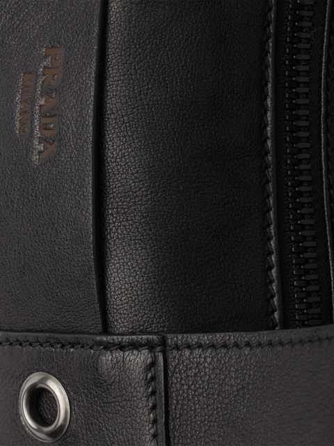 Prada leather tote bag - Black
