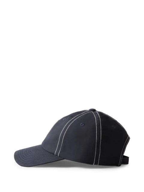 Claudie Pierlot logo-embroidered topstitched cap - Blue