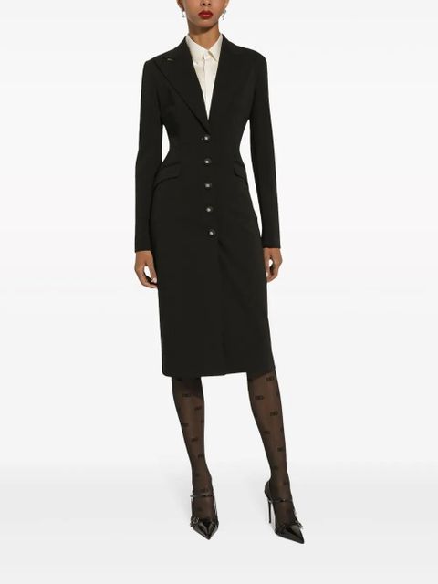 Dolce & Gabbana bib-detailed silk shirt - White