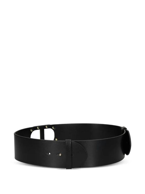 TWINSET logo-buckle belt - Black