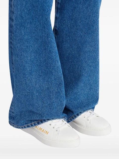 Balmain B-Court lace-up sneakers - White