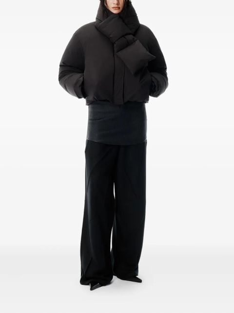 Alexander Wang cropped puffer jacket - Black - zdjęcie produktu nr 2