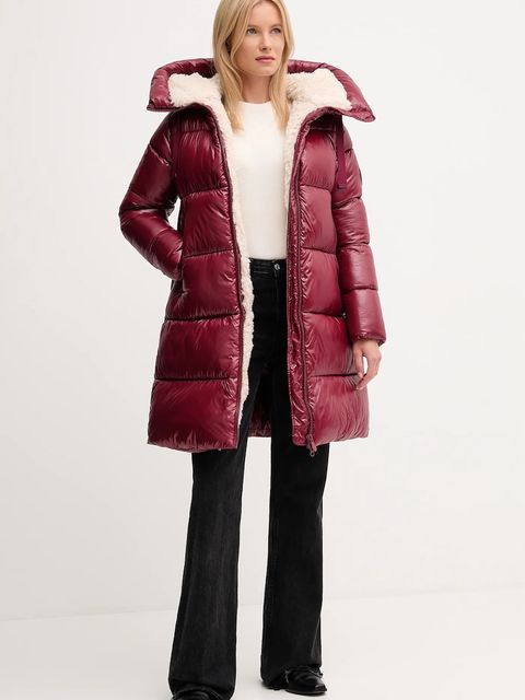 Save The Duck kurtka BELLA kolor bordowy zimowa D42414W.LOVE21