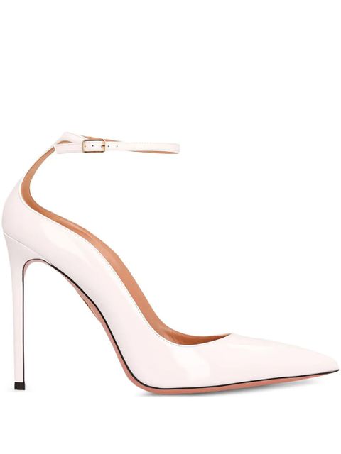 Aquazzura 105mm Love Affair ankle-strap pumps - Neutrals - zdjęcie produktu nr 1