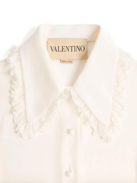 Valentino Garavani crepe-de-chine shirt - White