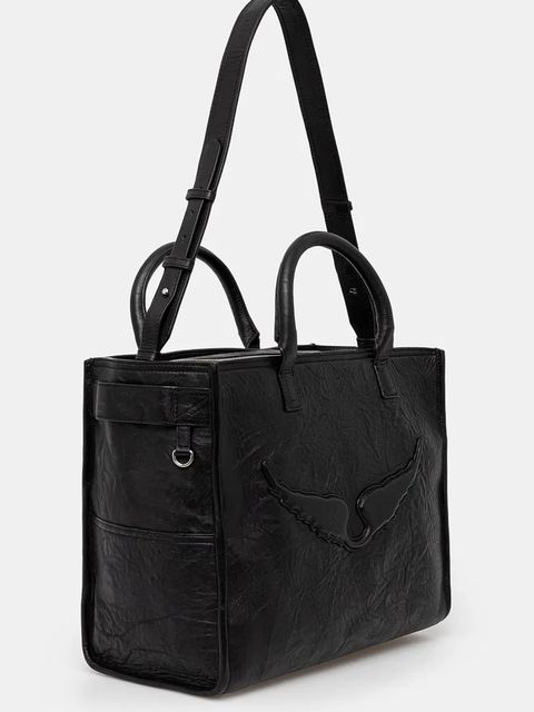 ZADIG&VOLTAIRE torebka skórzana kolor czarny LWBA02577 - zdjęcie produktu nr 2