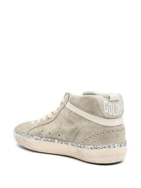 Golden Goose mid baskets star sneakers - Grey