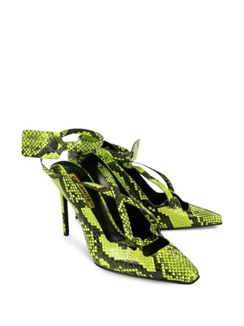 Off-White Warped pumps - Green