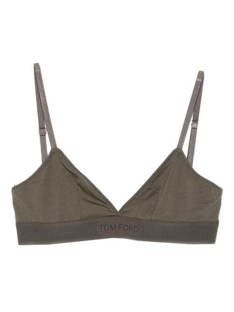 TOM FORD triangle-shape bra - Green - zdjęcie produktu nr 1