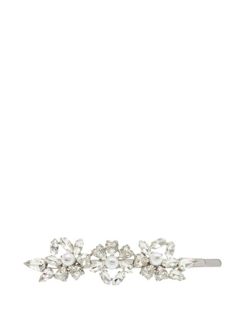 Simone Rocha Heartbloom floral-details hair clip - Silver - zdjęcie produktu nr 1