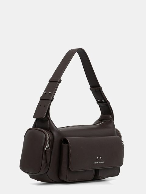 Armani Exchange torebka kolor brązowy XW000404 AF12589