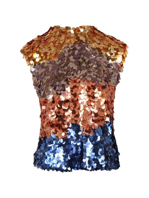 Ulla Johnson Remi sequin-embellished sleeveless top - Gold - zdjęcie produktu nr 1