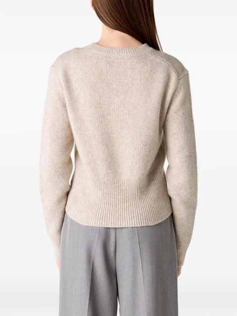 Guest In Residence crew knitted top - Neutrals