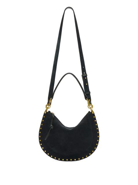 ISABEL MARANT Oskan studded zip shoulder strap - Blue