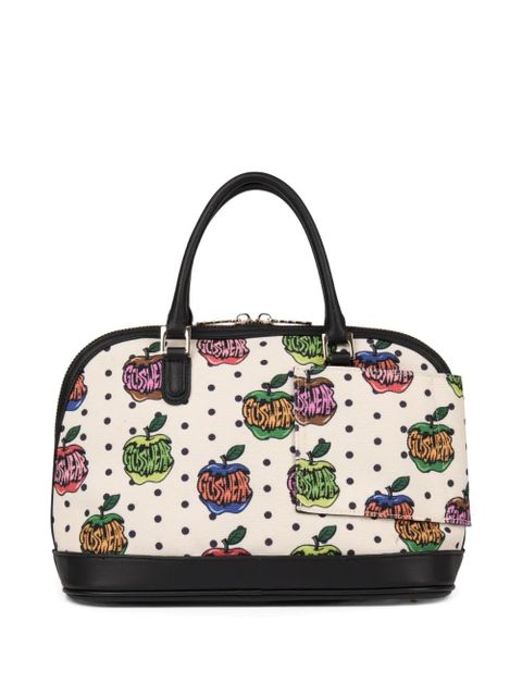GCDS printed tote bag - White