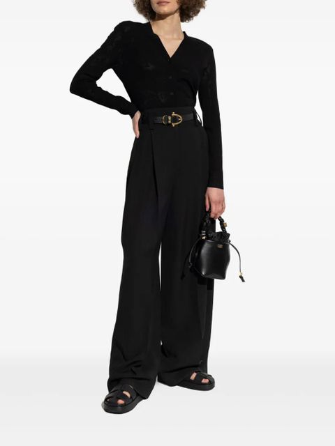 Tory Burch logo-knit cardigan - Black - zdjęcie produktu nr 2