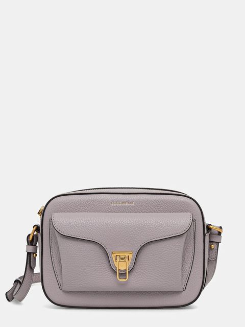 Coccinelle torebka skórzana kolor szary E1 MF6 15 02 01 - zdjęcie produktu nr 1