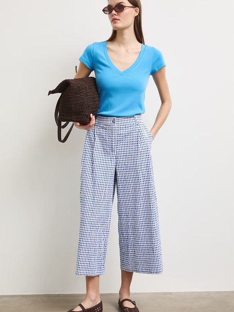 Medicine spodnie culottes damskie z wiskozą - zdjęcie produktu nr 1