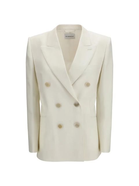Givenchy double-breasted wool blazer - White - zdjęcie produktu nr 1